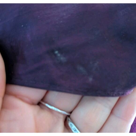 Vintage Prom Dress Maxi Gown L Purple Y2K Bow Goth Babydoll Regency Princess - Picture 13 of 13